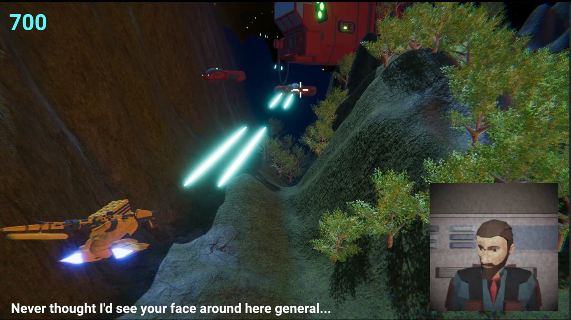 Galaxy Strike reinforcements entering the canyon battle