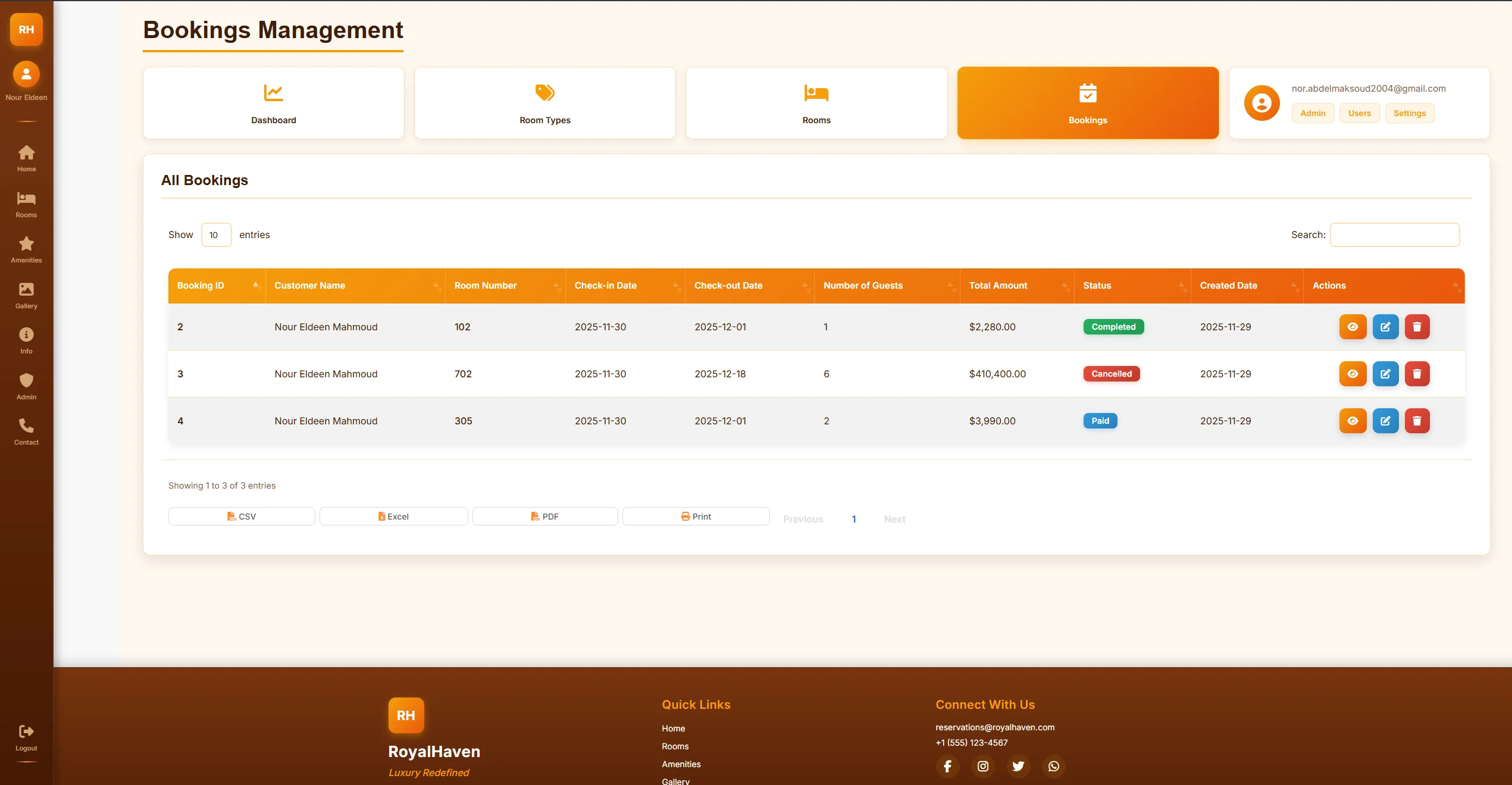 Bookify booking management