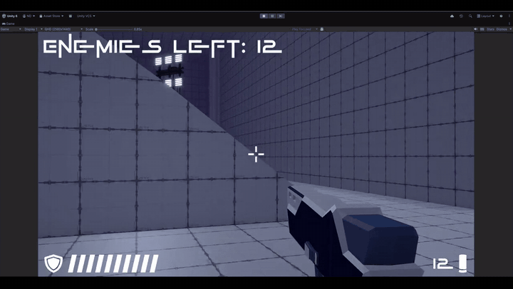 Sharp Shooter animated gameplay loop in the aim-training arena